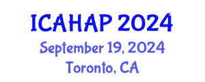 International Conference on Anthropology, History, Archaeology and Philosophy (ICAHAP) September 19, 2024 - Toronto, Canada