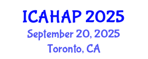 International Conference on Anthropology, History, Archaeology and Philosophy (ICAHAP) September 20, 2025 - Toronto, Canada