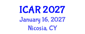 International Conference on Anthropology of Religion (ICAR) January 16, 2027 - Nicosia, Cyprus International Conference on Anthropology of Religion (ICAR) January 16, 2027 - Nicosia, Cyprus