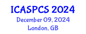 International Conference on Anthropology, Sociology, Political and Communication Science (ICASPCS) December 09, 2024 - London, United Kingdom