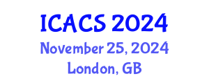 International Conference on Anthroposociology and Cultural Studies (ICACS) November 25, 2024 - London, United Kingdom