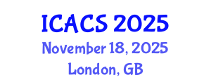 International Conference on Anthroposociology and Cultural Studies (ICACS) November 18, 2025 - London, United Kingdom