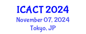 International Conference on Anti-Corruption and Transparency (ICACT) November 07, 2024 - Tokyo, Japan
