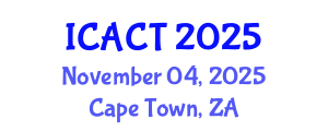 International Conference on Anti-Corruption and Transparency (ICACT) November 04, 2025 - Cape Town, South Africa