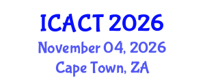 International Conference on Anti-Corruption and Transparency (ICACT) November 04, 2026 - Cape Town, South Africa