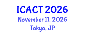 International Conference on Anti-Corruption and Transparency (ICACT) November 11, 2026 - Tokyo, Japan