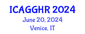 International Conference on Anti-Corruption, Good Governance and Human Rights (ICAGGHR) June 20, 2024 - Venice, Italy