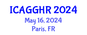 International Conference on Anti-Corruption, Good Governance and Human Rights (ICAGGHR) May 16, 2024 - Paris, France