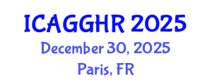International Conference on Anti-Corruption, Good Governance and Human Rights (ICAGGHR) December 30, 2025 - Paris, France