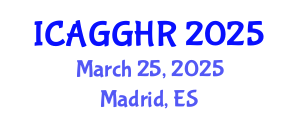 International Conference on Anti-Corruption, Good Governance and Human Rights (ICAGGHR) March 25, 2025 - Madrid, Spain