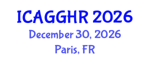 International Conference on Anti-Corruption, Good Governance and Human Rights (ICAGGHR) December 30, 2026 - Paris, France International Conference on Anti-Corruption, Good Governance and Human Rights (ICAGGHR) December 30, 2026 - Paris, France