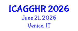 International Conference on Anti-Corruption, Good Governance and Human Rights (ICAGGHR) June 21, 2026 - Venice, Italy