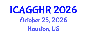 International Conference on Anti-Corruption, Good Governance and Human Rights (ICAGGHR) October 25, 2026 - Houston, United States International Conference on Anti-Corruption, Good Governance and Human Rights (ICAGGHR) October 25, 2026 - Houston, United States