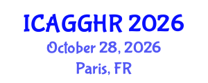 International Conference on Anti-Corruption, Good Governance and Human Rights (ICAGGHR) October 28, 2026 - Paris, France