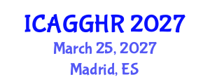 International Conference on Anti-Corruption, Good Governance and Human Rights (ICAGGHR) March 25, 2027 - Madrid, Spain International Conference on Anti-Corruption, Good Governance and Human Rights (ICAGGHR) March 25, 2027 - Madrid, Spain