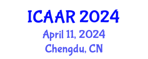International Conference on Antibiotics and Antibiotic Resistance (ICAAR) April 11, 2024 - Chengdu, China