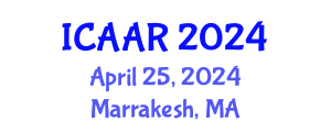 International Conference on Antibiotics and Antibiotic Resistance (ICAAR) April 25, 2024 - Marrakesh, Morocco