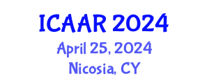 International Conference on Antibiotics and Antibiotic Resistance (ICAAR) April 25, 2024 - Nicosia, Cyprus