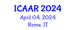 International Conference on Antibiotics and Antibiotic Resistance (ICAAR) April 04, 2024 - Rome, Italy