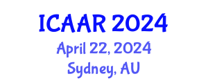 International Conference on Antibiotics and Antibiotic Resistance (ICAAR) April 22, 2024 - Sydney, Australia