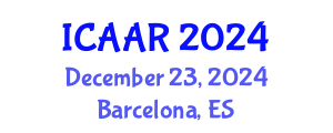 International Conference on Antibiotics and Antibiotic Resistance (ICAAR) December 23, 2024 - Barcelona, Spain