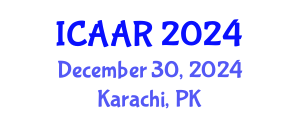 International Conference on Antibiotics and Antibiotic Resistance (ICAAR) December 30, 2024 - Karachi, Pakistan
