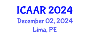 International Conference on Antibiotics and Antibiotic Resistance (ICAAR) December 02, 2024 - Lima, Peru