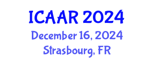 International Conference on Antibiotics and Antibiotic Resistance (ICAAR) December 16, 2024 - Strasbourg, France