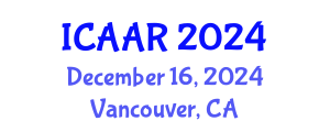 International Conference on Antibiotics and Antibiotic Resistance (ICAAR) December 16, 2024 - Vancouver, Canada