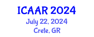 International Conference on Antibiotics and Antibiotic Resistance (ICAAR) July 22, 2024 - Crete, Greece