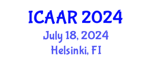 International Conference on Antibiotics and Antibiotic Resistance (ICAAR) July 18, 2024 - Helsinki, Finland