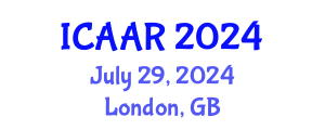 International Conference on Antibiotics and Antibiotic Resistance (ICAAR) July 29, 2024 - London, United Kingdom