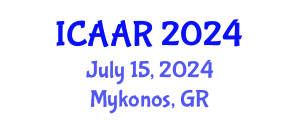 International Conference on Antibiotics and Antibiotic Resistance (ICAAR) July 15, 2024 - Mykonos, Greece