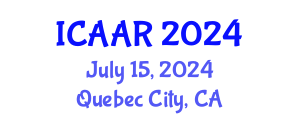 International Conference on Antibiotics and Antibiotic Resistance (ICAAR) July 15, 2024 - Quebec City, Canada