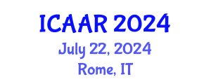 International Conference on Antibiotics and Antibiotic Resistance (ICAAR) July 22, 2024 - Rome, Italy
