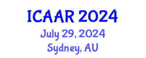 International Conference on Antibiotics and Antibiotic Resistance (ICAAR) July 29, 2024 - Sydney, Australia