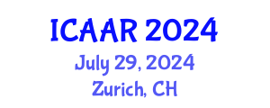 International Conference on Antibiotics and Antibiotic Resistance (ICAAR) July 29, 2024 - Zurich, Switzerland