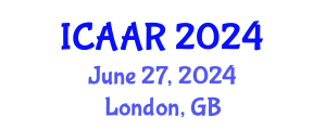 International Conference on Antibiotics and Antibiotic Resistance (ICAAR) June 27, 2024 - London, United Kingdom