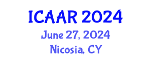 International Conference on Antibiotics and Antibiotic Resistance (ICAAR) June 27, 2024 - Nicosia, Cyprus