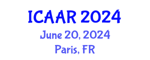 International Conference on Antibiotics and Antibiotic Resistance (ICAAR) June 20, 2024 - Paris, France