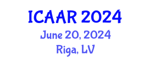 International Conference on Antibiotics and Antibiotic Resistance (ICAAR) June 20, 2024 - Riga, Latvia
