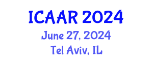 International Conference on Antibiotics and Antibiotic Resistance (ICAAR) June 27, 2024 - Tel Aviv, Israel