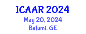 International Conference on Antibiotics and Antibiotic Resistance (ICAAR) May 20, 2024 - Batumi, Georgia