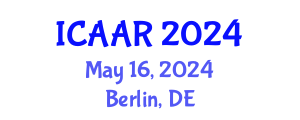 International Conference on Antibiotics and Antibiotic Resistance (ICAAR) May 16, 2024 - Berlin, Germany