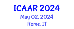 International Conference on Antibiotics and Antibiotic Resistance (ICAAR) May 02, 2024 - Rome, Italy