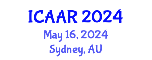 International Conference on Antibiotics and Antibiotic Resistance (ICAAR) May 16, 2024 - Sydney, Australia