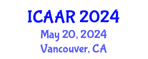 International Conference on Antibiotics and Antibiotic Resistance (ICAAR) May 20, 2024 - Vancouver, Canada