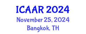 International Conference on Antibiotics and Antibiotic Resistance (ICAAR) November 25, 2024 - Bangkok, Thailand