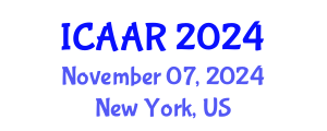 International Conference on Antibiotics and Antibiotic Resistance (ICAAR) November 07, 2024 - New York, United States