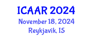 International Conference on Antibiotics and Antibiotic Resistance (ICAAR) November 18, 2024 - Reykjavik, Iceland